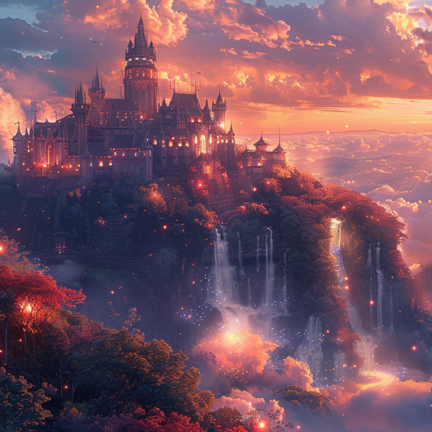 Fantasy Anime Dreamscapes – 10 Enchanted Fairy Tale Wallpapers (Desktop & Phone)