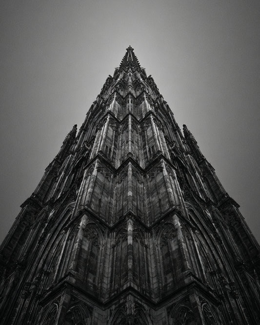 Midnight Cathedral Collection – Black and White Gothic Architecture Wall Art Set | Minimal Fine Art Photography | Moody Romantic Noir Decor