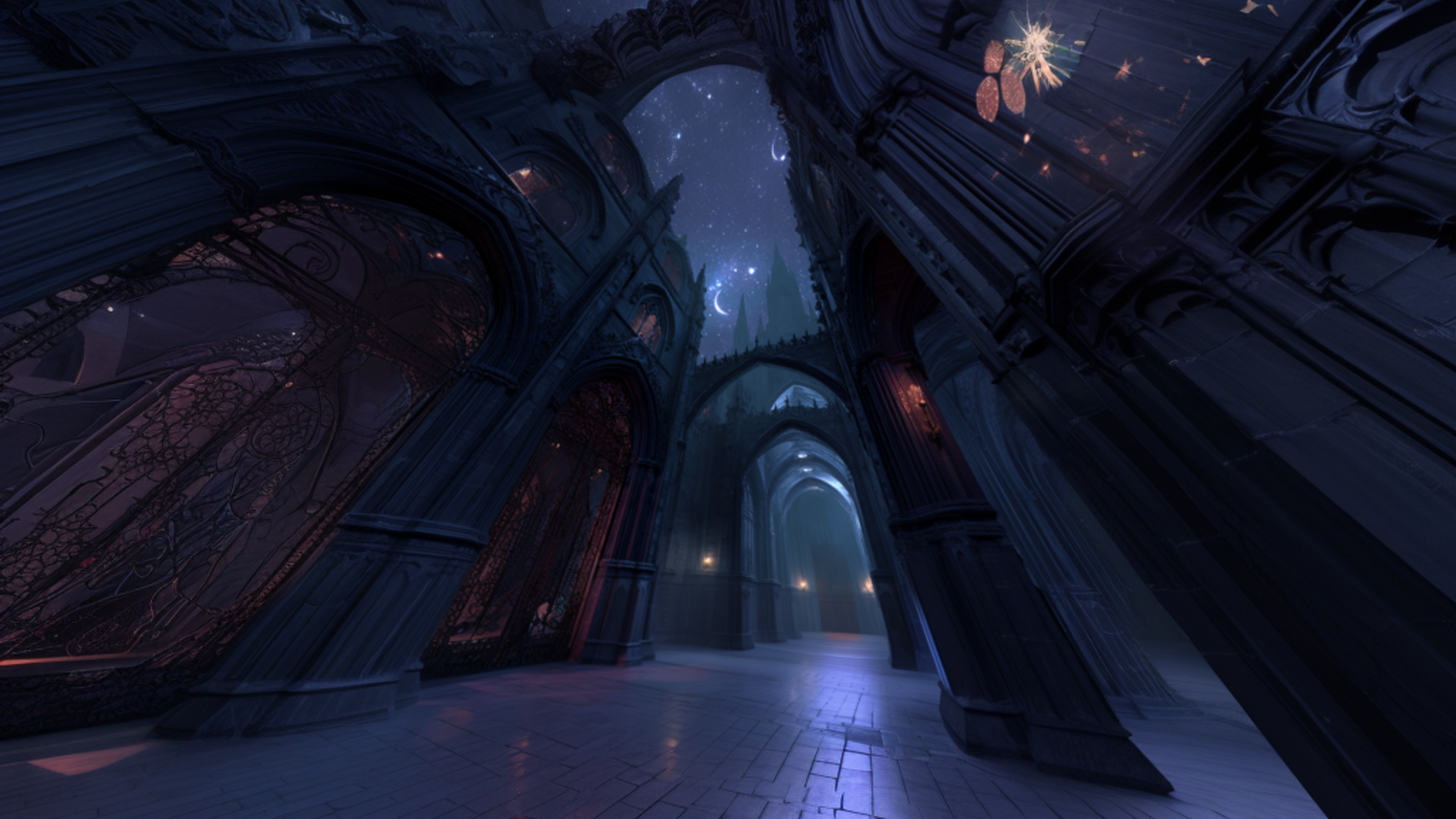 Eternal Spires – Gothic Digital Art