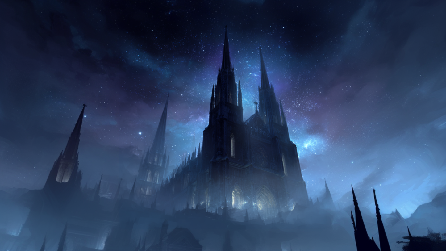 Eternal Spires – Gothic Digital Art