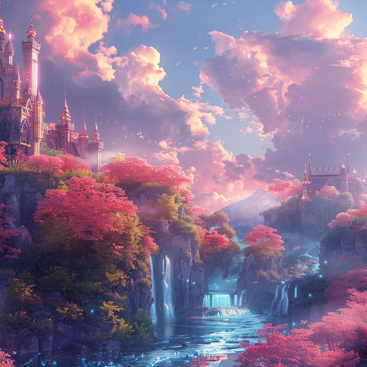 Fantasy Anime Dreamscapes – 10 Enchanted Fairy Tale Wallpapers (Desktop & Phone)