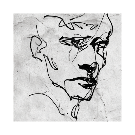 Silent Contours – Minimalist Abstract Face Collection (Set of 5 Printable Wall Art)